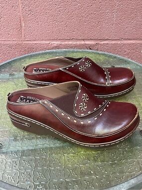 Spring Step L'Artiste CHINO Clogs Size 39